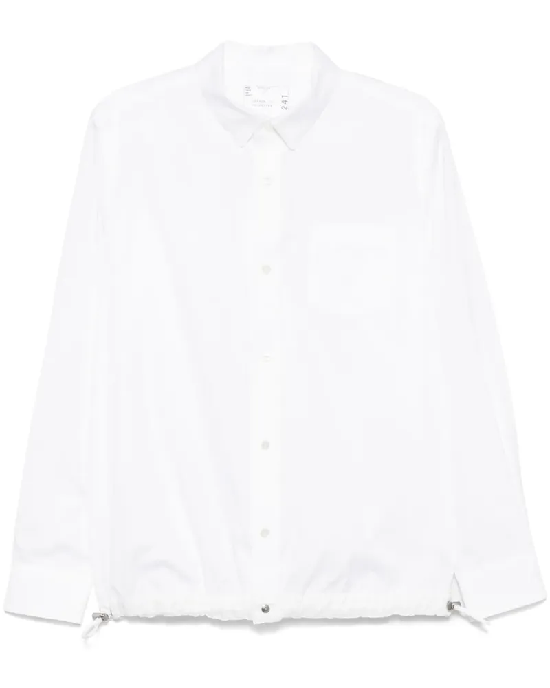 Sacai Klassisches Hemd - Weiß Weiß