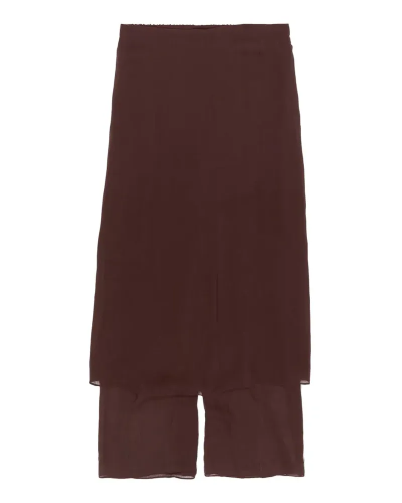 BIMBA Y LOLA Texturierter Hosenrock - Braun Braun