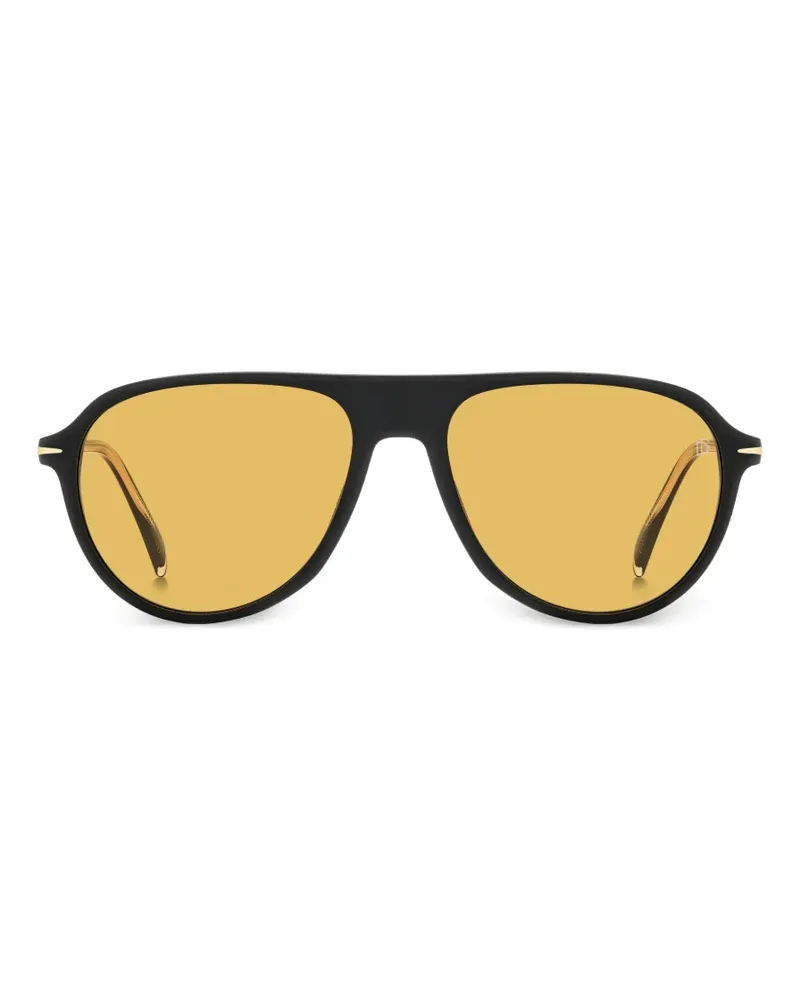 EYEWEAR by DAVID BECKHAM Getönte Pilotenbrille - Schwarz Schwarz