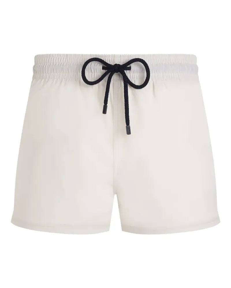 Vilebrequin Badeshorts mit Kordelzug - Weiß Weiß