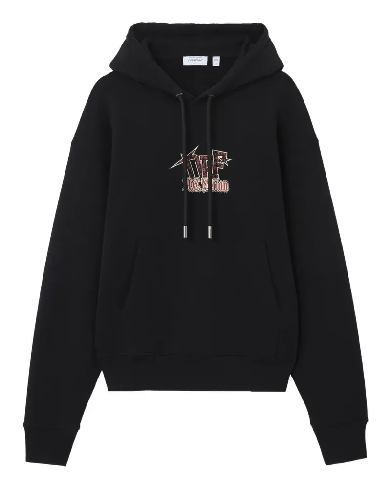 OFF-WHITE X AC Milan Arrow-print hoodie - Schwarz Schwarz