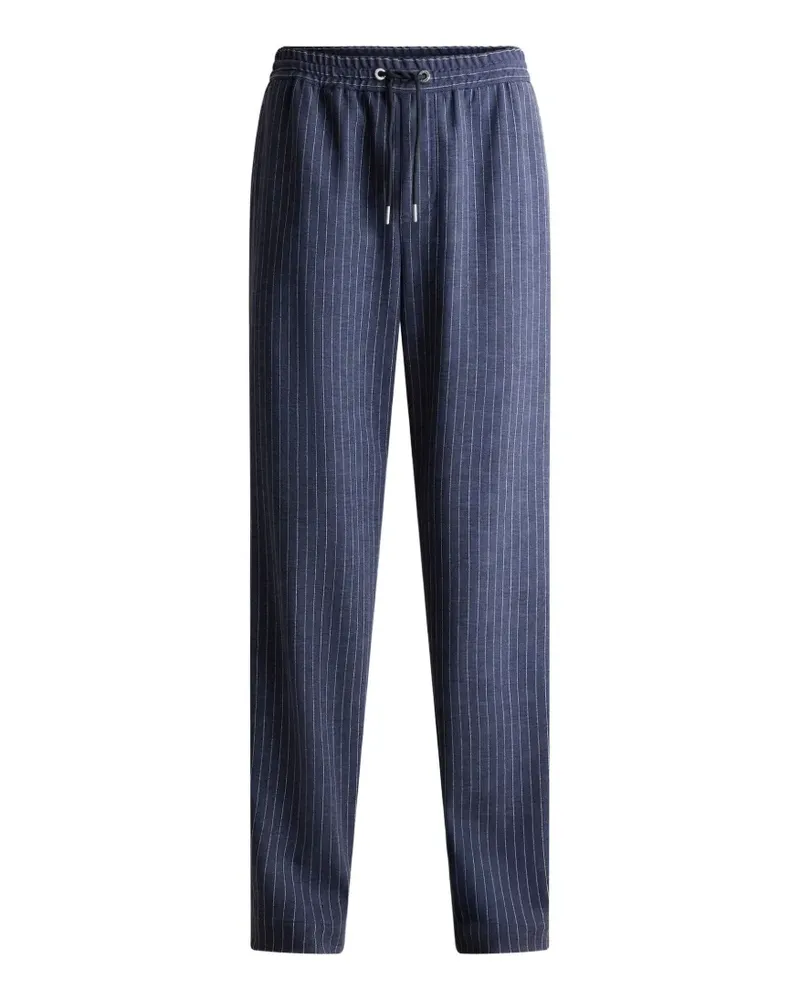 FUSALP Nobrel pinstripe drawstring trousers - Blau Blau
