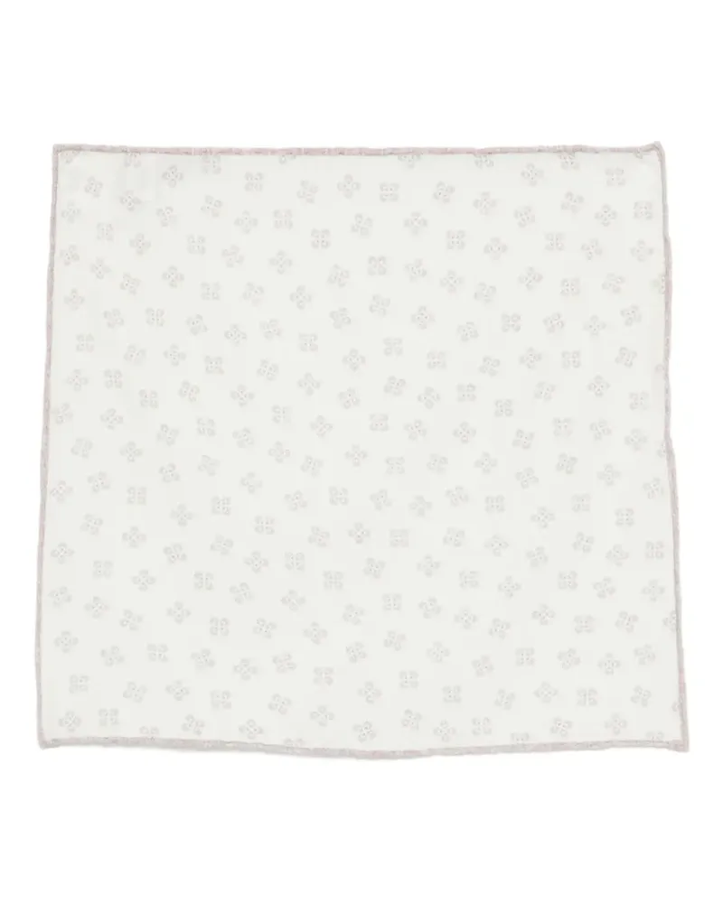 Eleventy Schal mit Blumenmotiv - Nude Nude