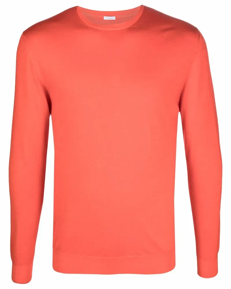 Malo Pullover mit rundem Ausschnitt - Rot Rot
