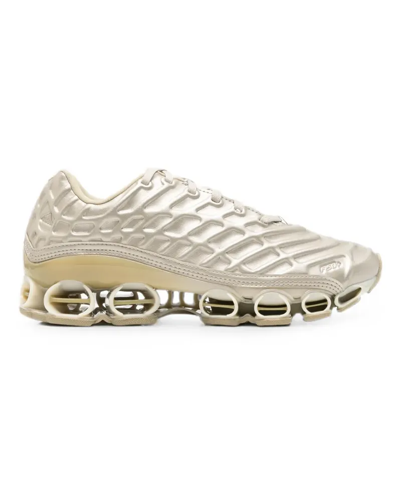adidas F50 metallic-finish sneakers - Nude Nude