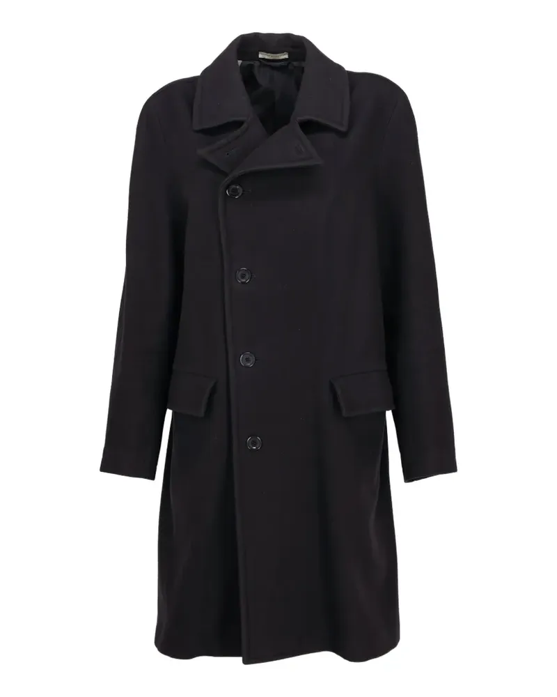 Boglioli button-up storm-flap coat - Blau Blau