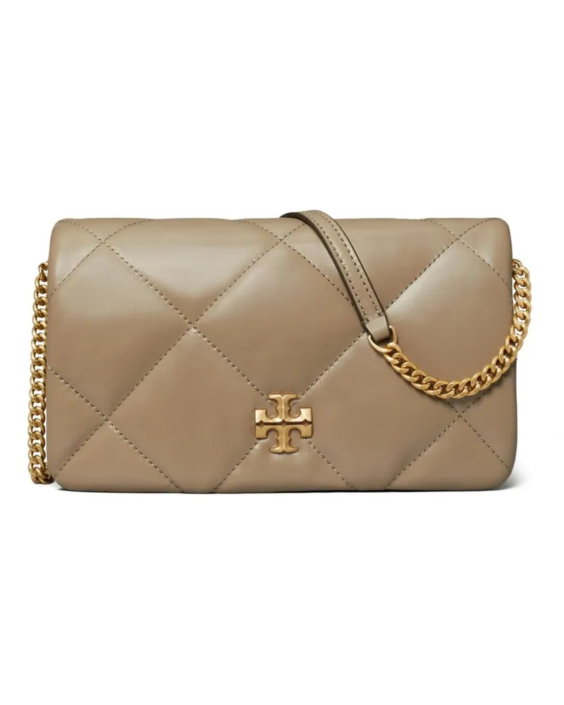 Tory Burch Kira Portemonnaie mit Kettenriemen - Braun Braun