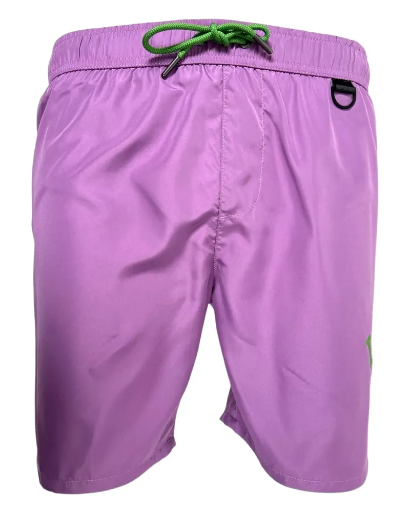 Iceberg Badeshorts mit Logo-Print - Violett Violett