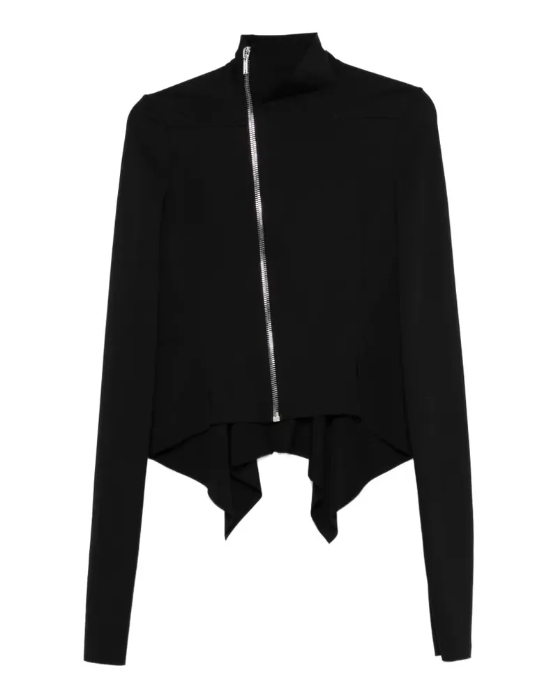 Rick Owens Lilies Asymmetrische Jacke - Schwarz Schwarz