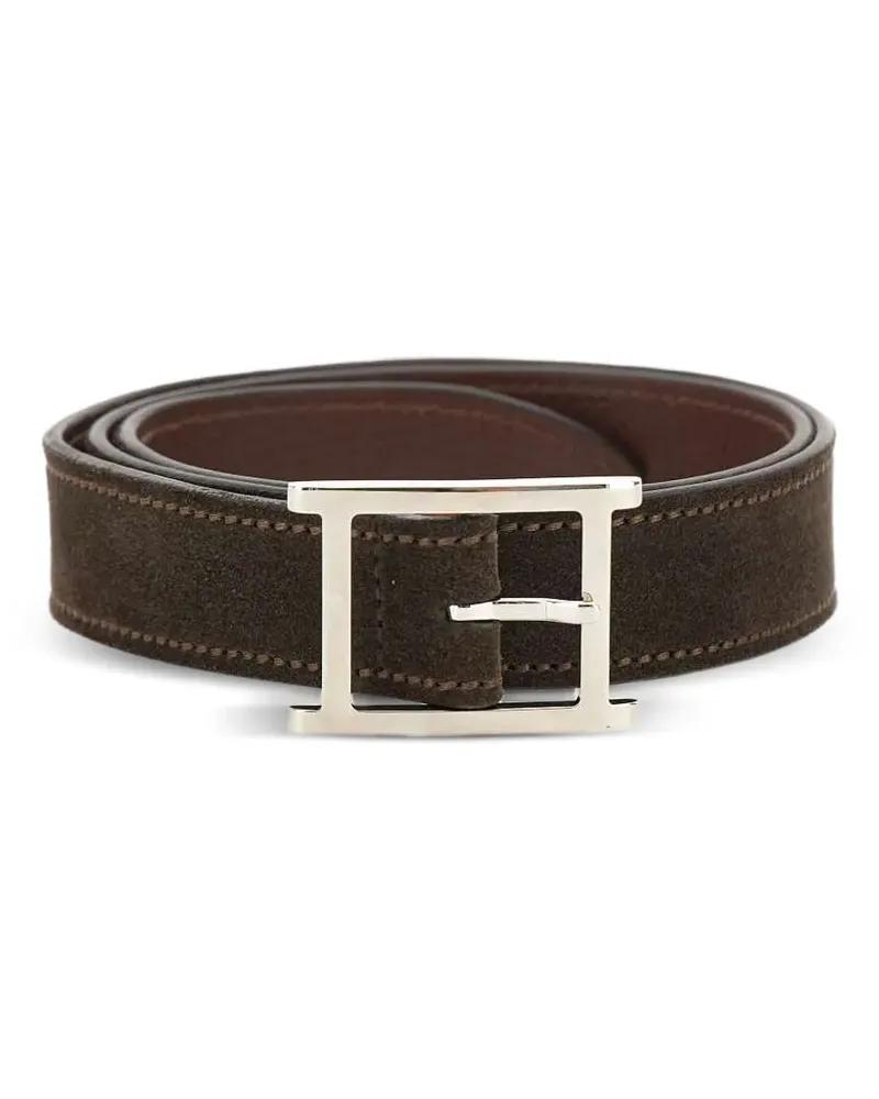 Orciani Gürtel mit eckiger Schnalle - Braun Braun