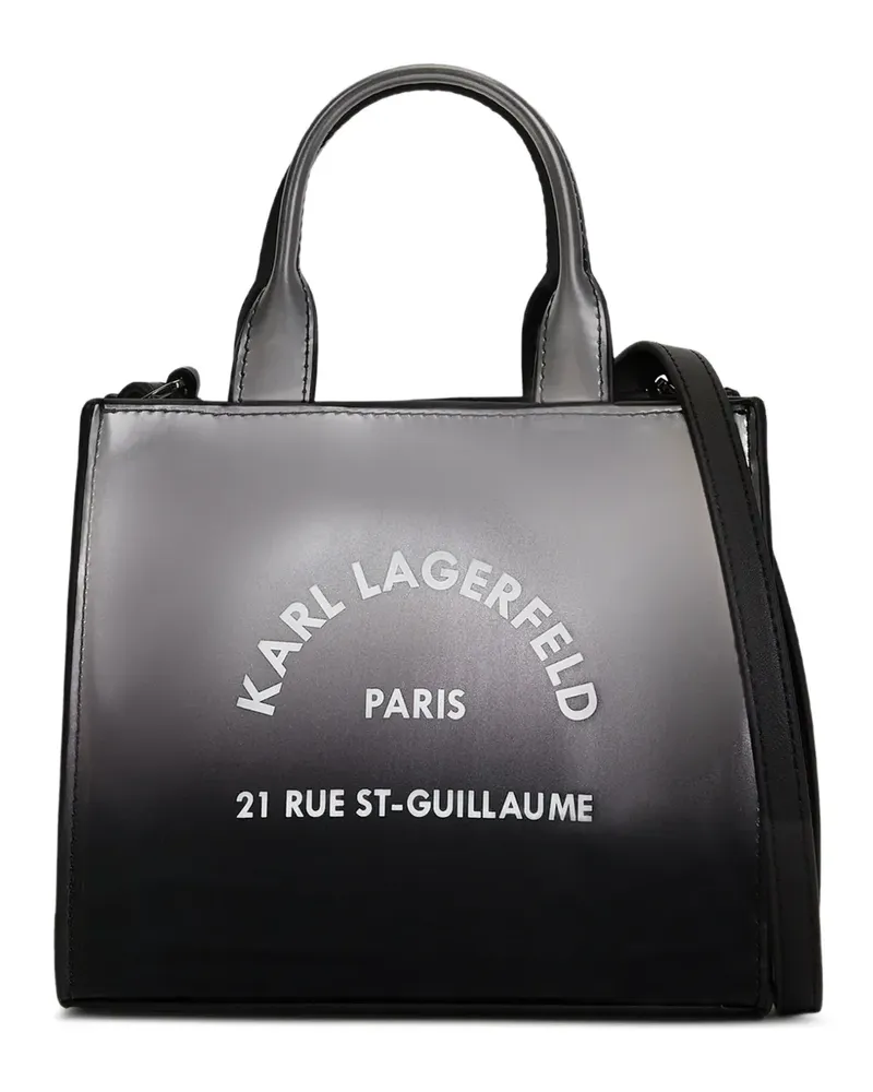 Karl Lagerfeld Rue St-Guillaume ombré tote bag - Schwarz Schwarz