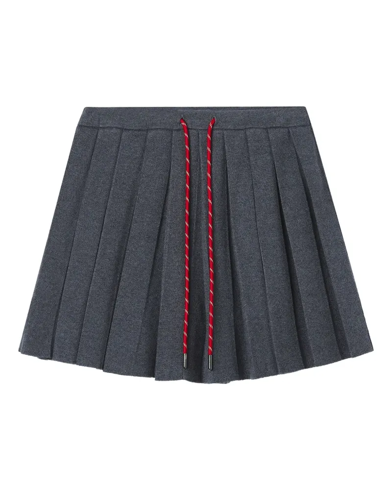 b+ab pleated mini skirt - Grau Grau