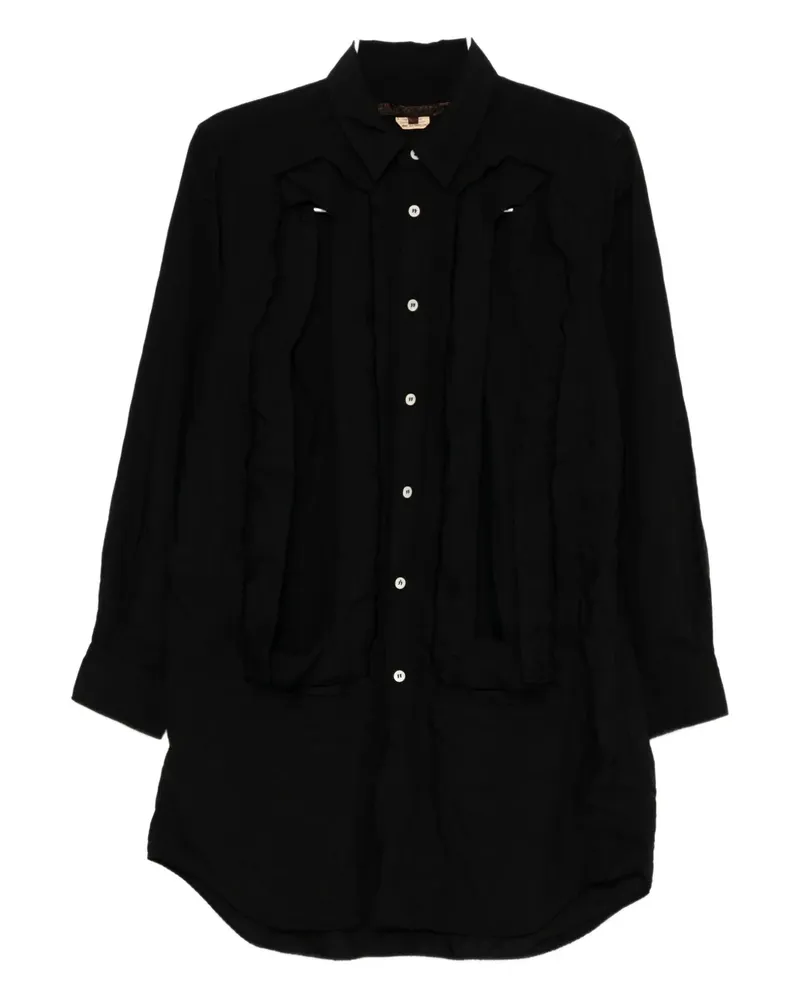 Comme des Garçons cut-out blouses - Schwarz Schwarz