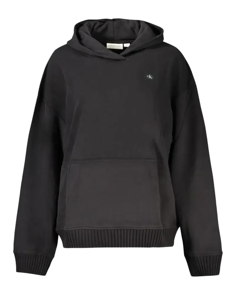 Calvin Klein Hoodie im Oversized-Look - Schwarz Schwarz