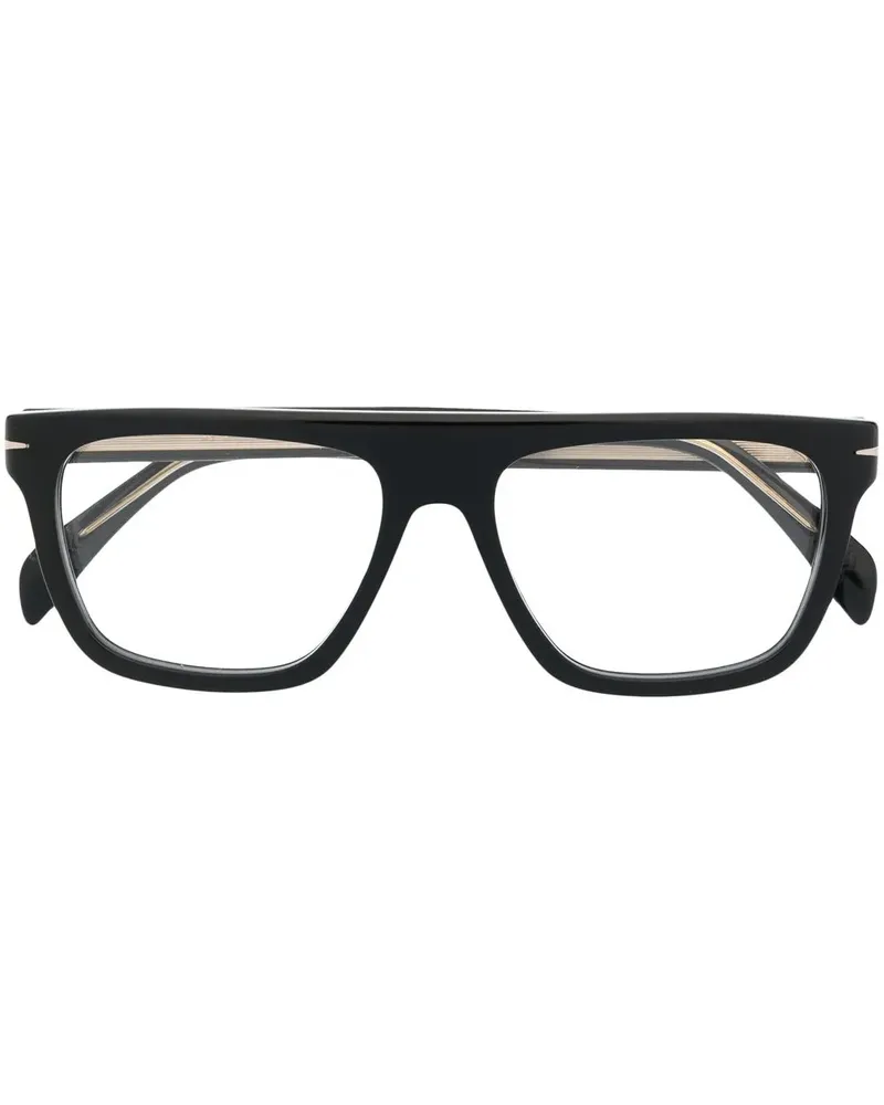 EYEWEAR by DAVID BECKHAM Eckige DB7096 Sonnenbrille - Schwarz Schwarz