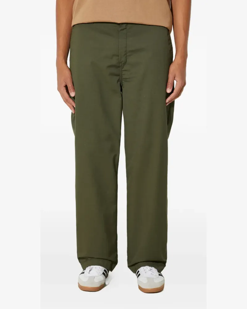 Carhartt WIP Hose mit Logo-Patch - Grün Grün