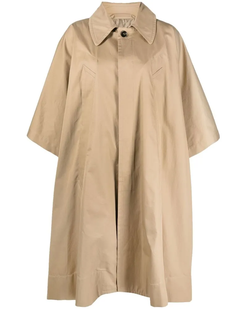 Maison Margiela Einreihiger Trenchcoat - Nude Nude