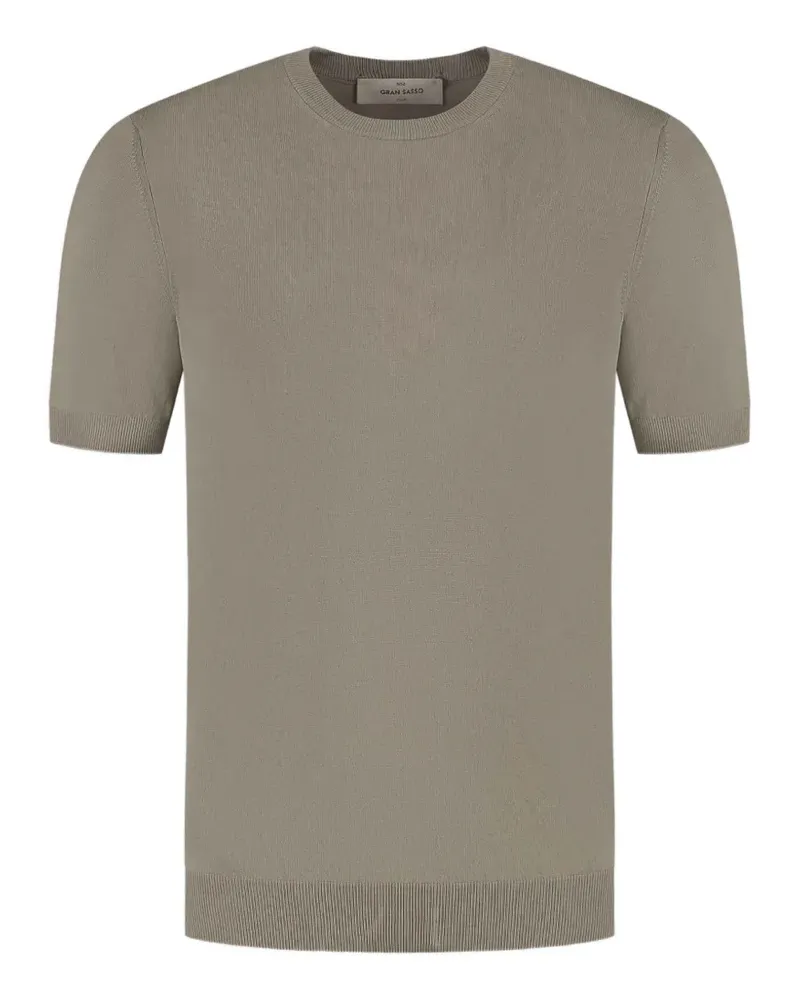 Gran Sasso T-Shirt mit rundem Ausschnitt - Grün Grün