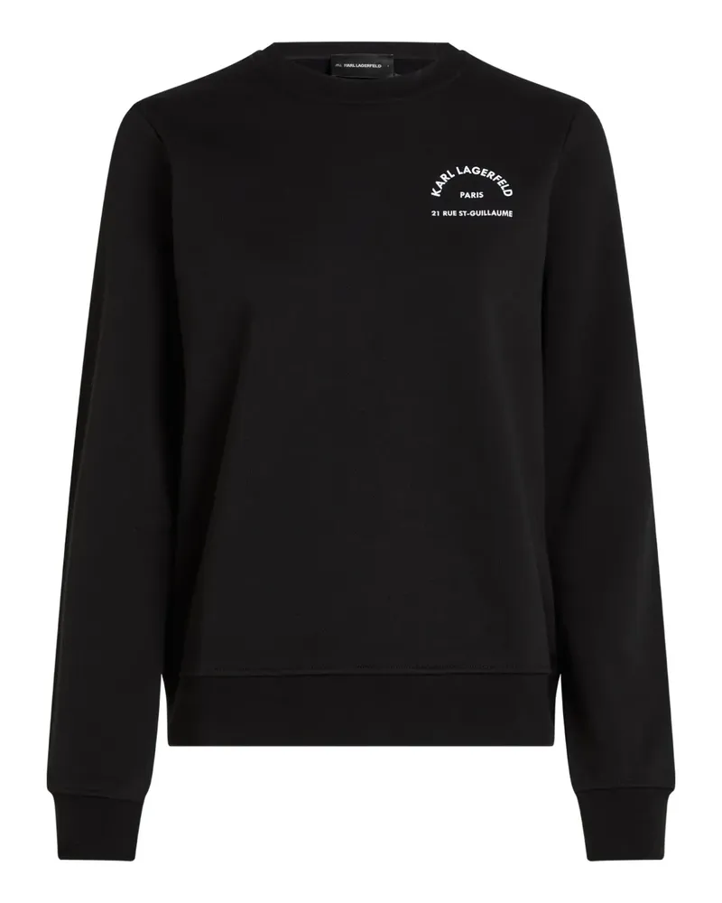Karl Lagerfeld Rue St-Guillaume Sweatshirt - Schwarz Schwarz