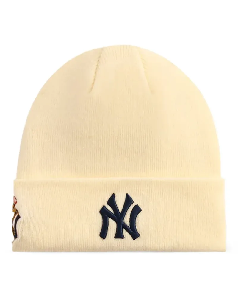 KITH x New Era New York Yankees Beanie mit Stickerei - Nude Nude