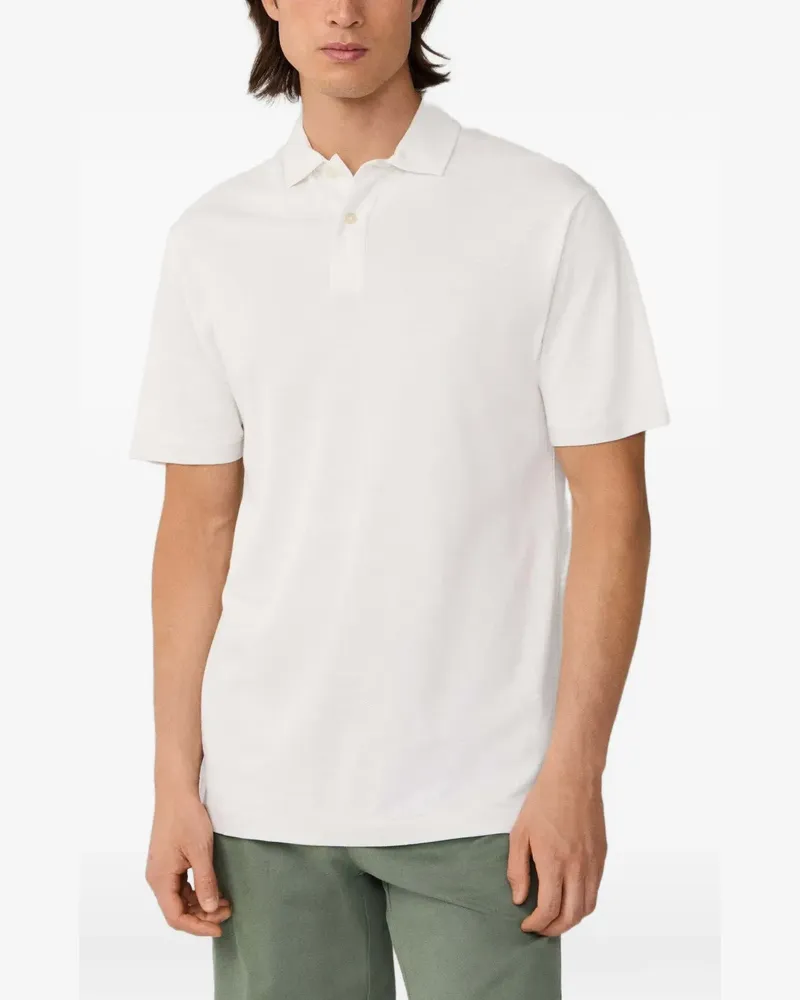 Hackett Travel Poloshirt aus Piqué - Weiß Weiß