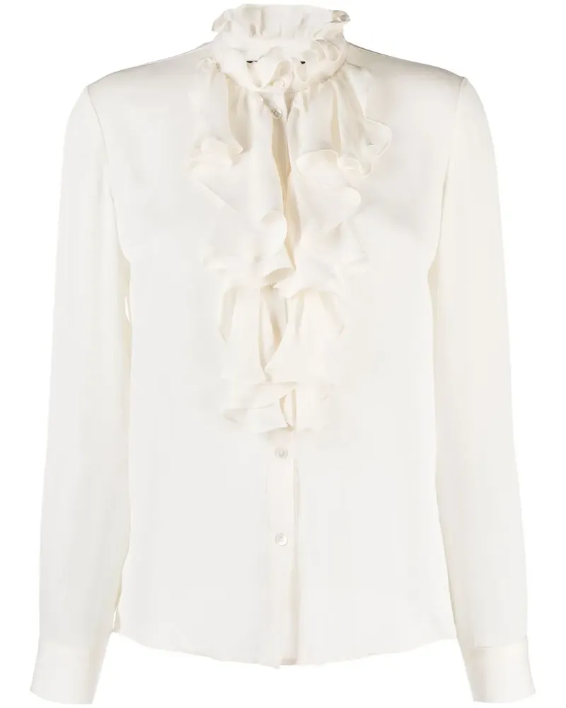 Nili Lotan Hemd mit Rüschen - Weiß Weiß