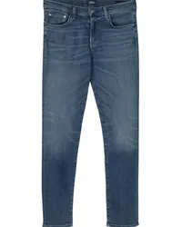 Citizens of humanity Tief sitzende Slim-Fit-Jeans Blau