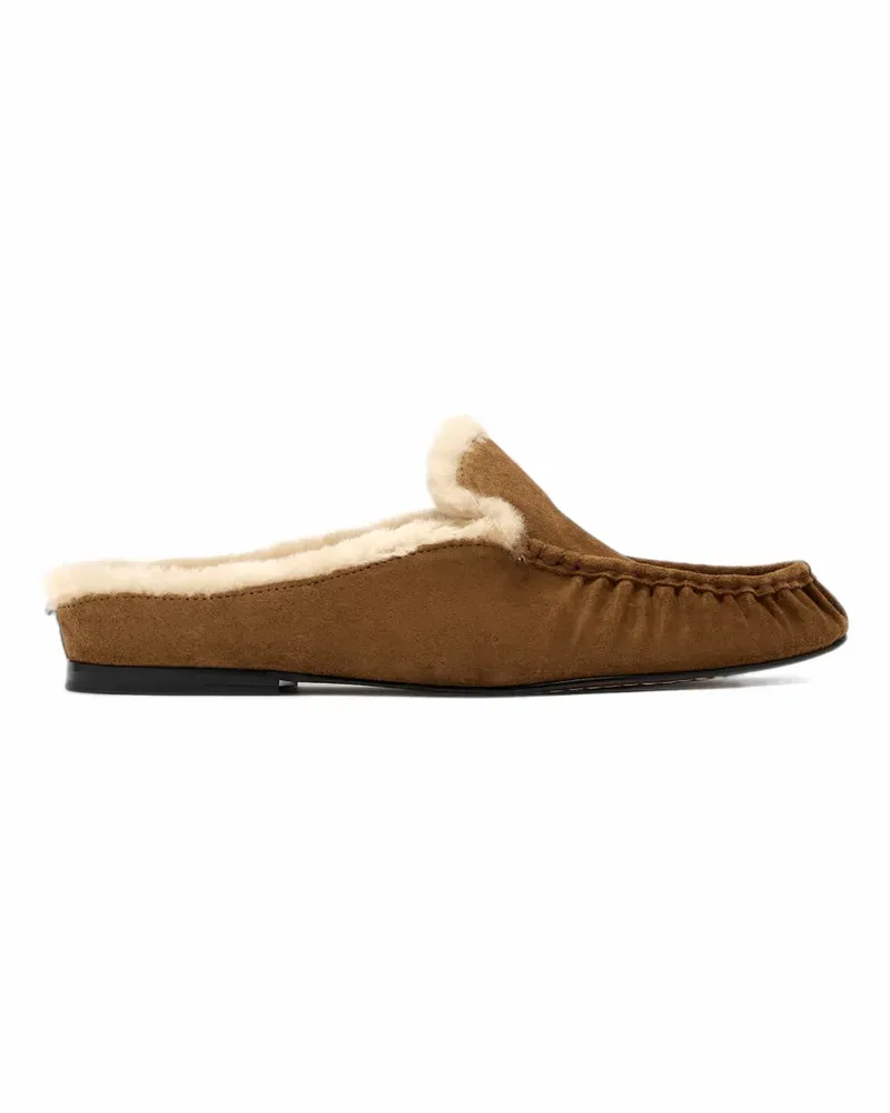 Vince Tevin shearling-lined mules - Braun Braun