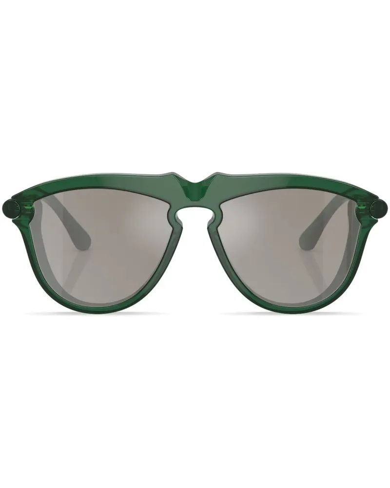 Burberry Sonnenbrille mit rundem Gestell - Grün Grün