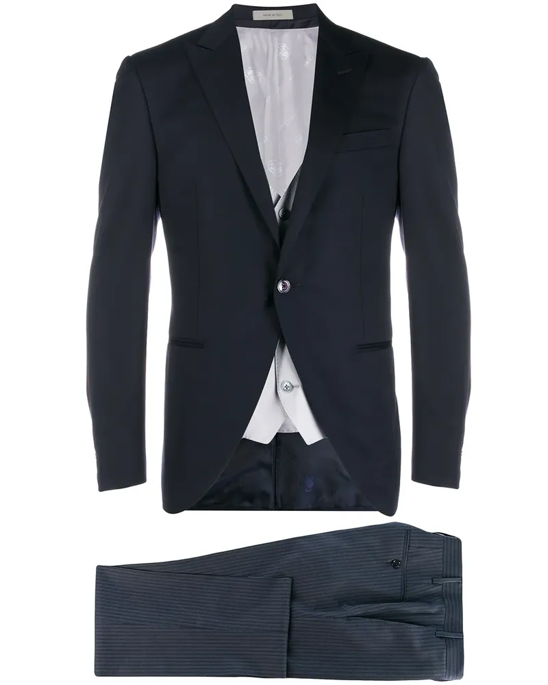 Corneliani Klassischer Anzug - Blau Blau