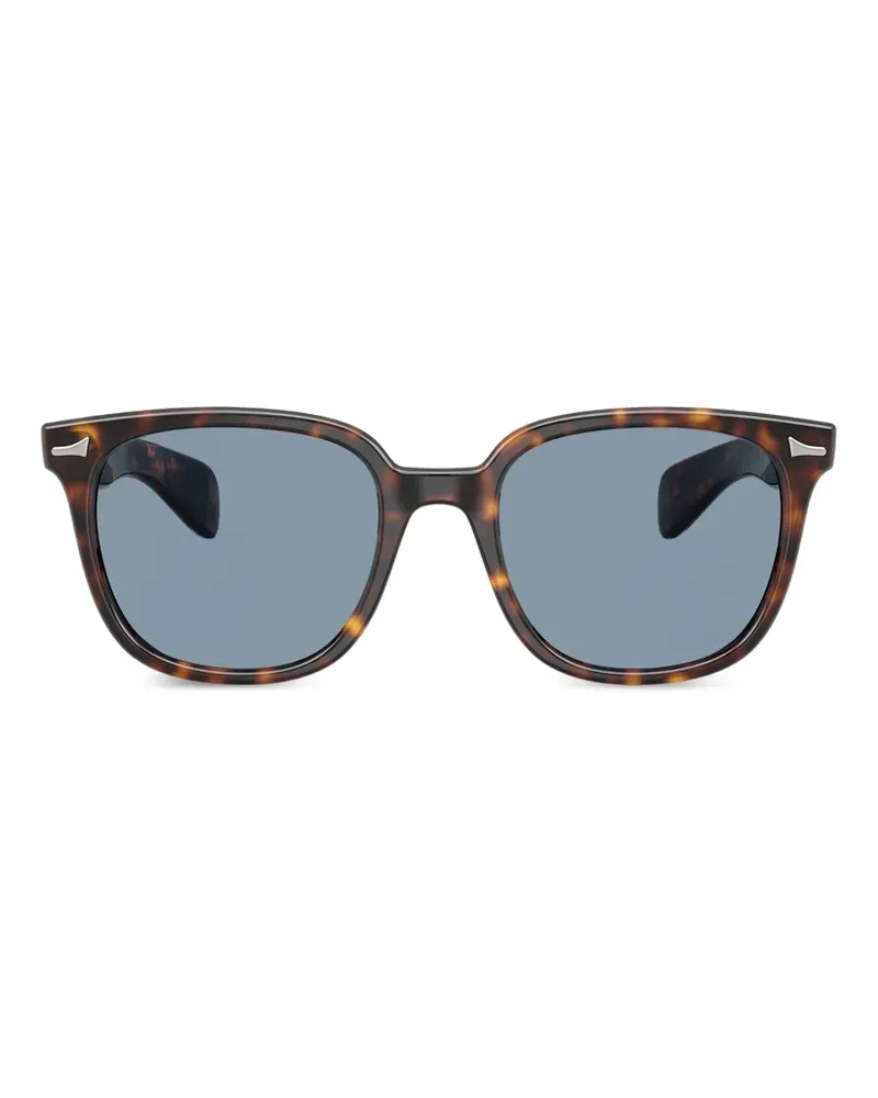 Ray Ban Brunel II Sonnenbrille mit eckigem Gestell - Braun Braun