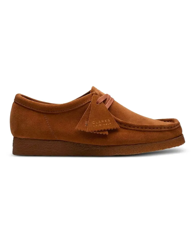 Clarks Wallabee Segelschuhe aus Wildleder - Braun Braun