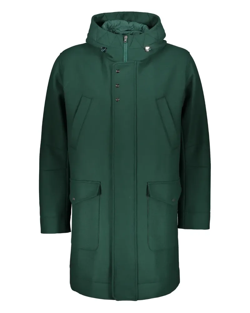 Herno zip hooded coat - Grün Grün