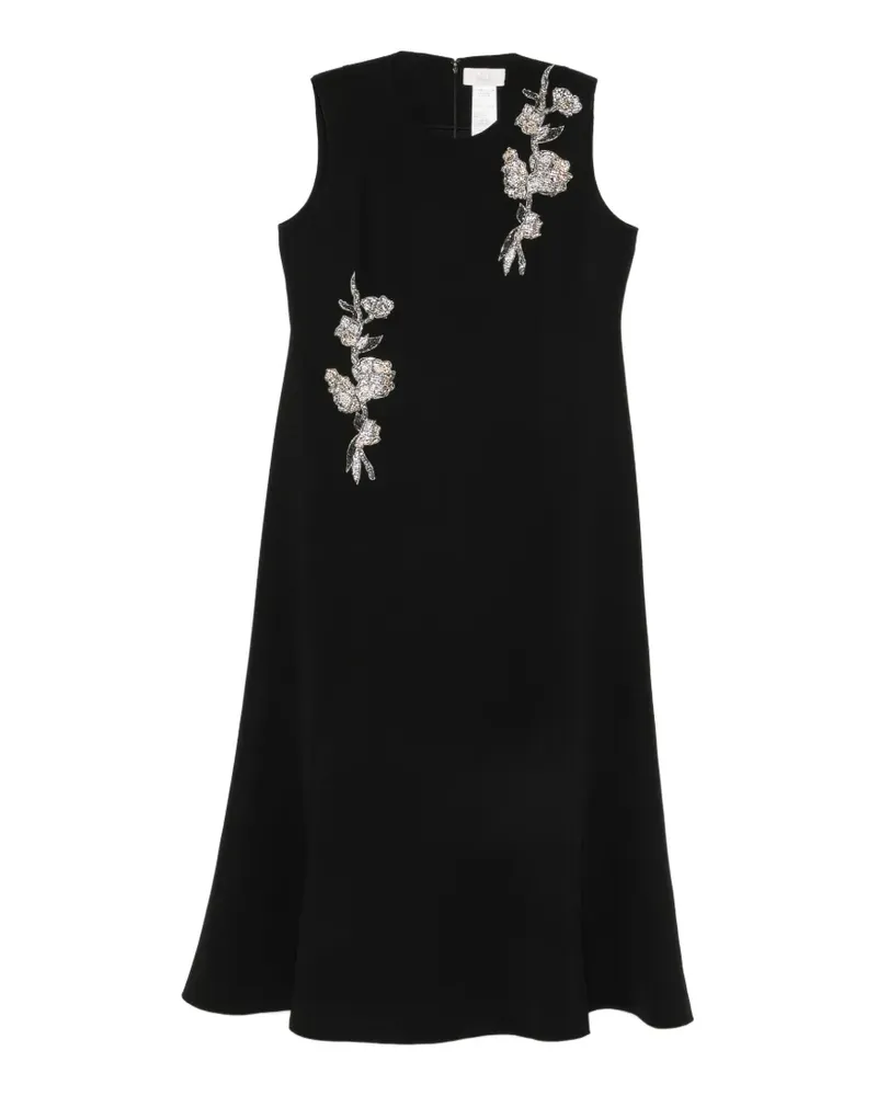 Marina Rinaldi Feluca crystal-embellished sleeveless maxi dress - Schwarz Schwarz