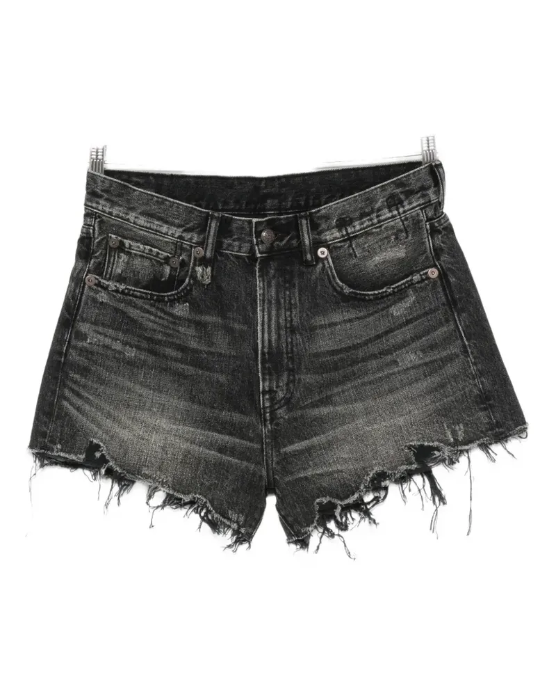 R13 distressed frayed-edge shorts - Grau Grau