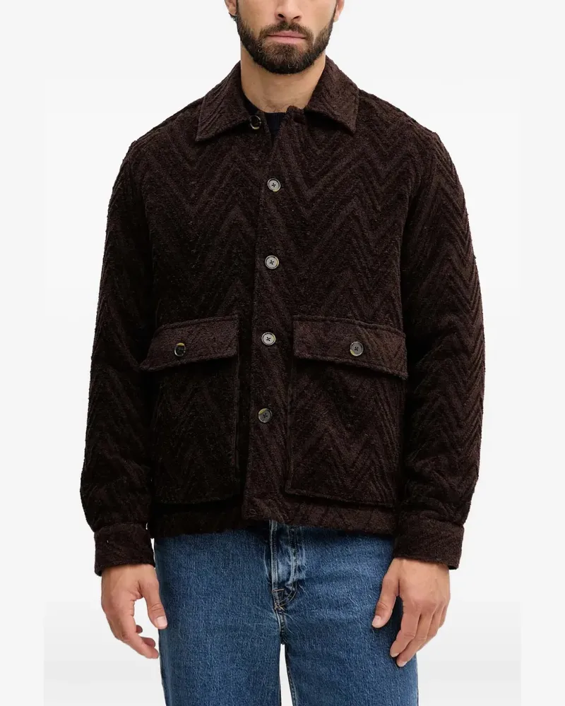 Mos Mosh MMGLuis Clair Jacke mit Klappentasche - Braun Braun