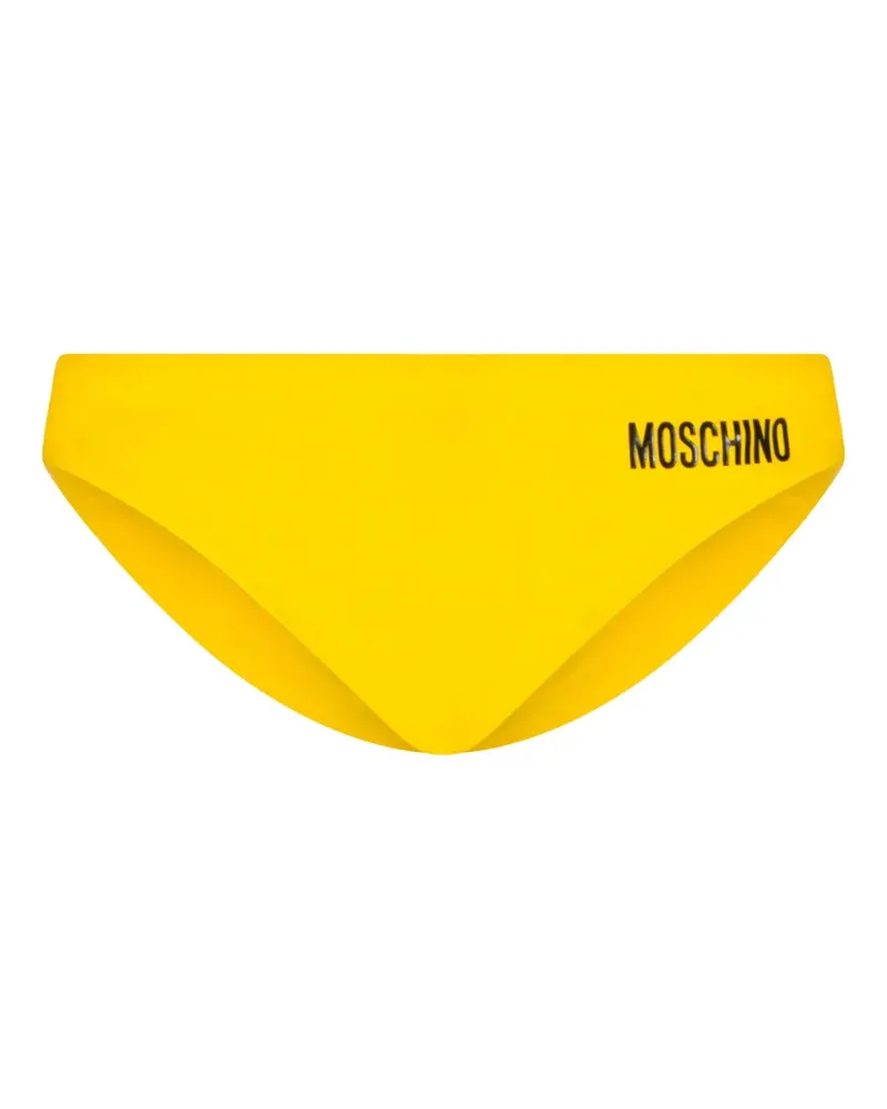 Moschino logo-print swim trunks - Gelb Gelb