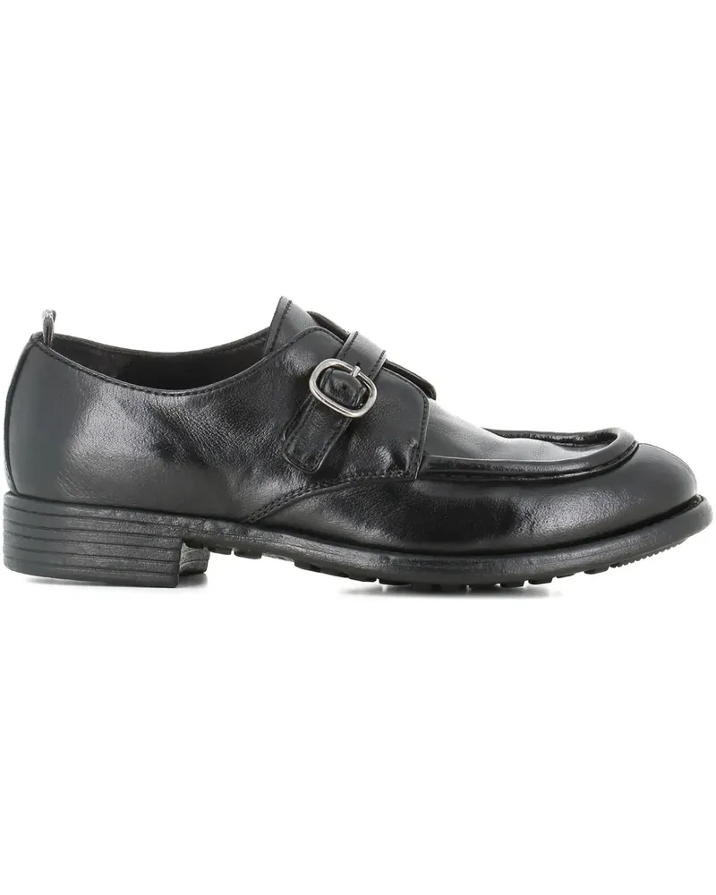 Officine Creative Italia Loafer mit Monk-Riemen - Schwarz Schwarz