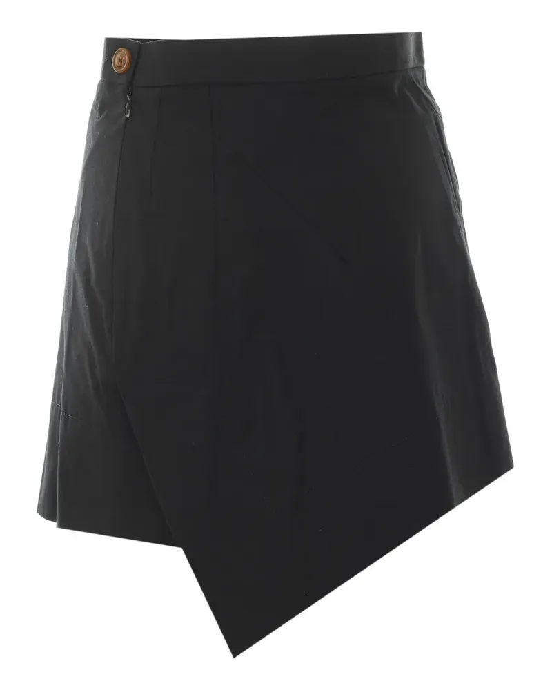 Vivienne Westwood asymmetric-hem mini skirt - Schwarz Schwarz