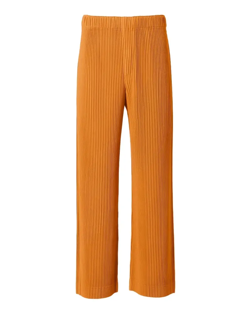 Issey Miyake October pleated trousers - Orange Orange