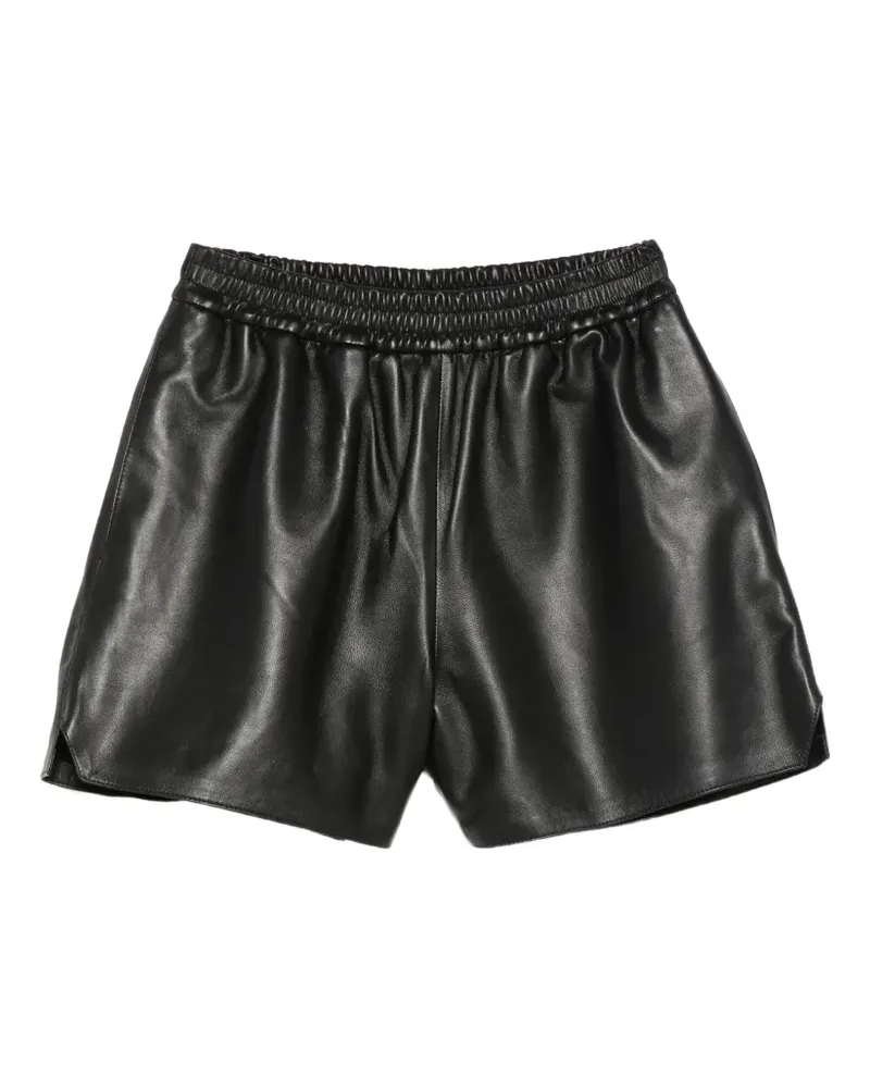 Arma Fyona leather shorts - Schwarz Schwarz