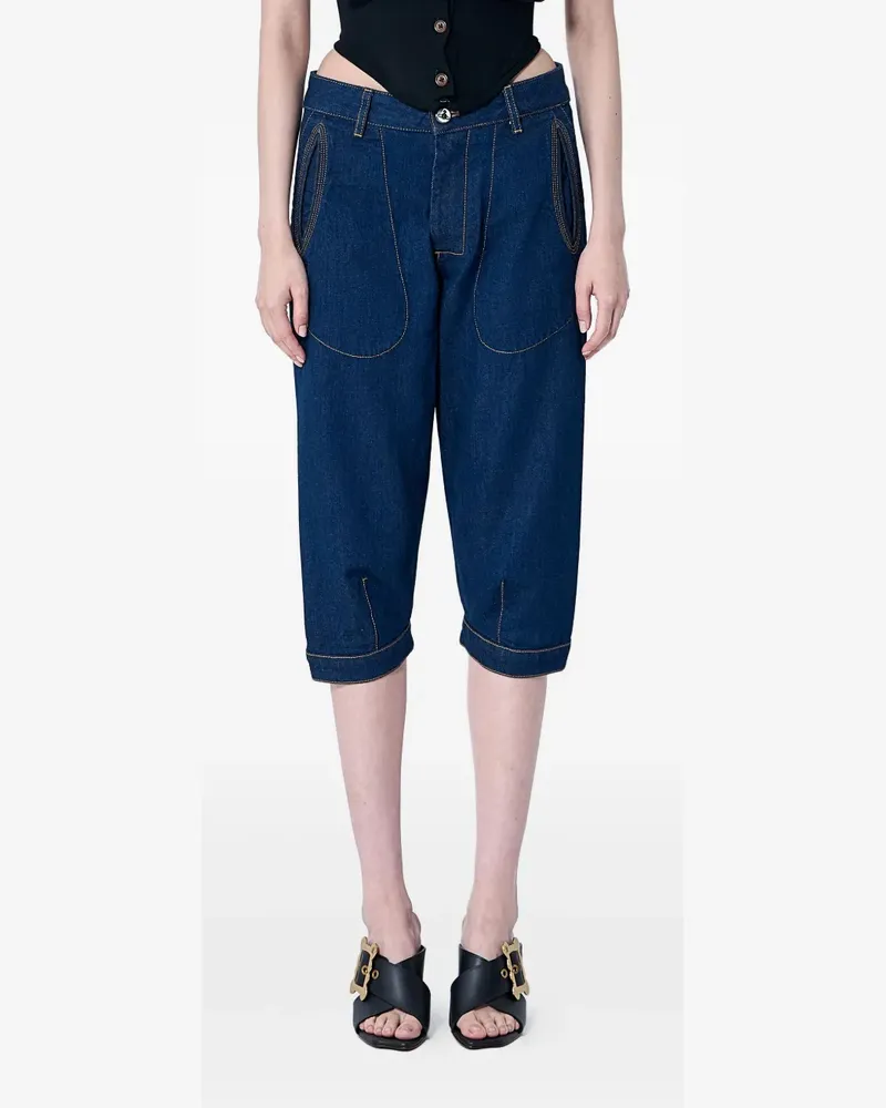 Vivienne Westwood Casa Breeches Shorts - Blau Blau