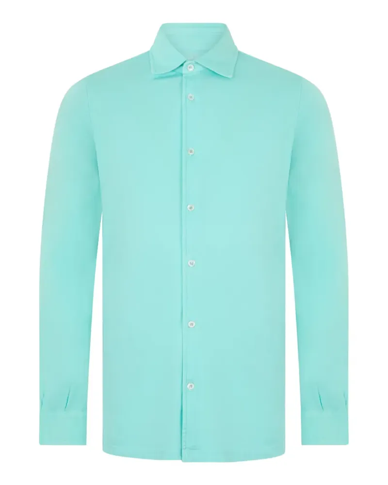 Fedeli long-sleeve button-down shirt - Grün Grün