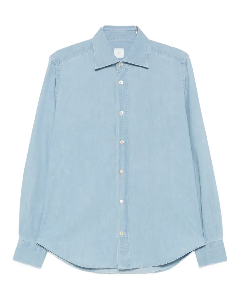 Eleventy long-sleeve shirt - Blau Blau
