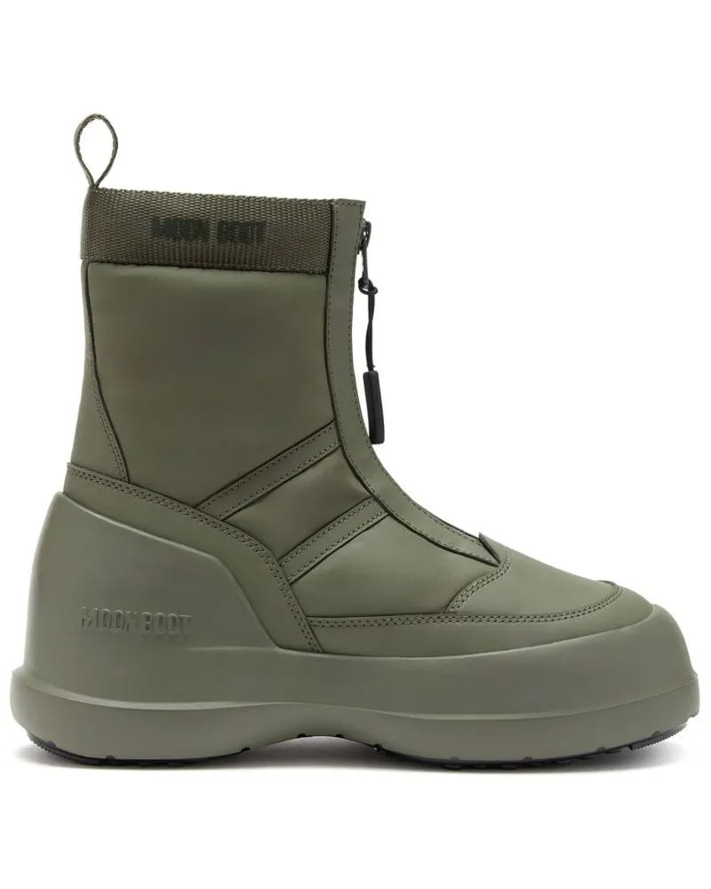 Moon Boot Luna logo-print boots - Grün Grün
