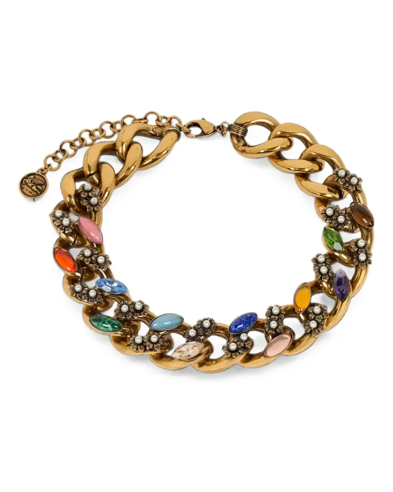 Etro Halskette mit Applikationen - Gold Gold