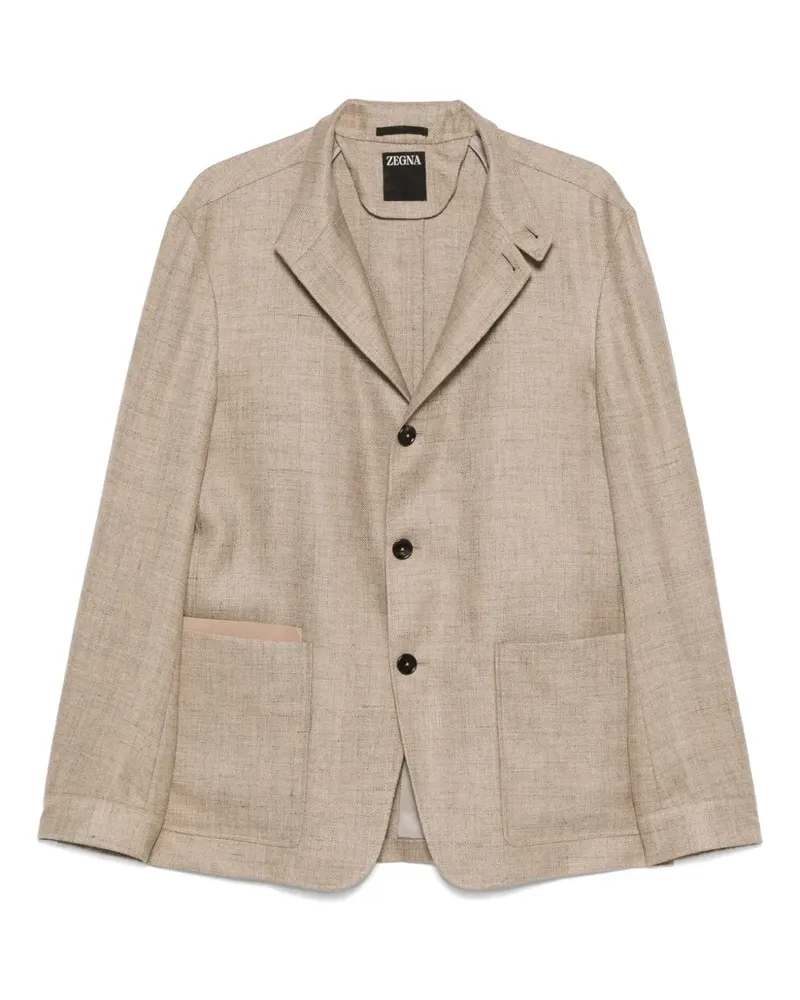 Ermenegildo Zegna Einreihiges Sakko - Braun Braun