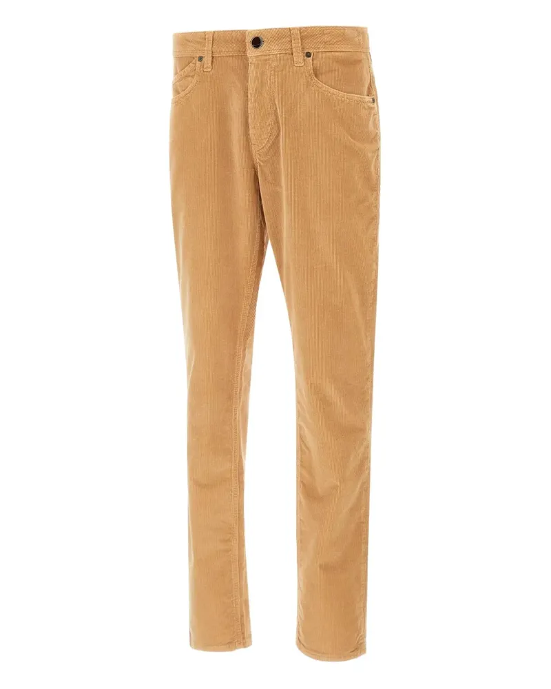 Re-HasH Cordhose im Five-Pocket-Design - Nude Nude
