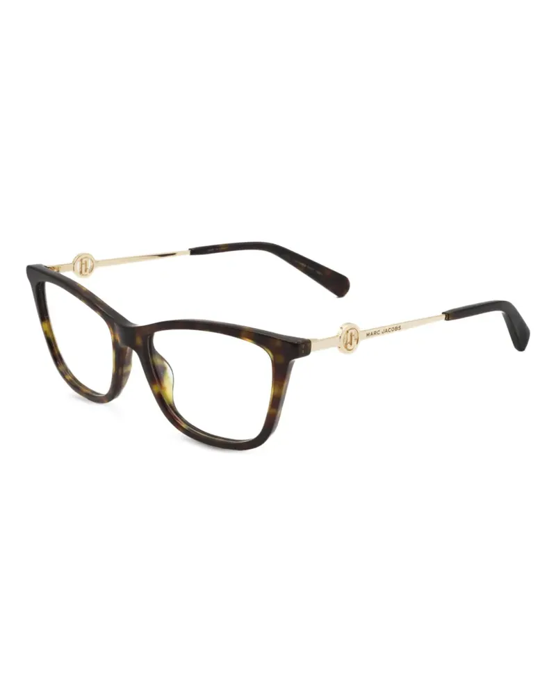 Marc Jacobs Cat-Eye-Brille in Schildpattoptik - Braun Braun