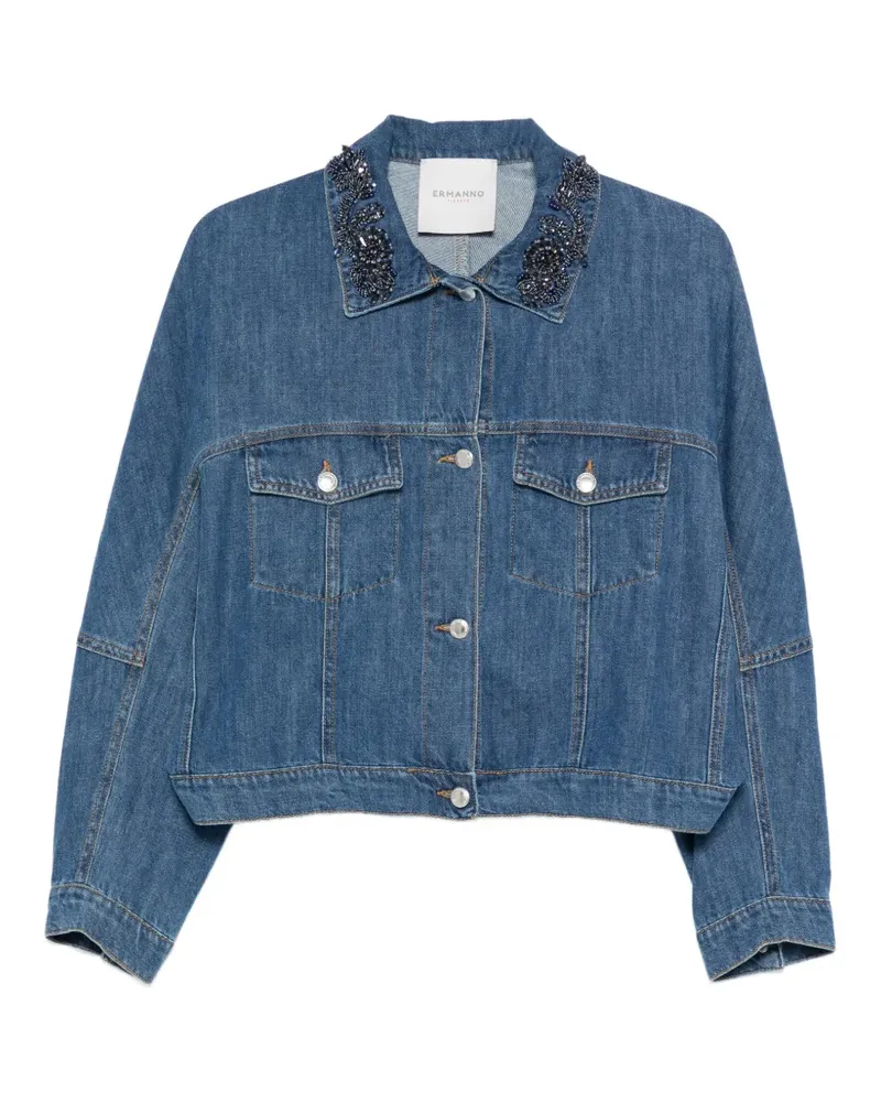 Ermanno Scervino chest-pocket denim jacket - Blau Blau